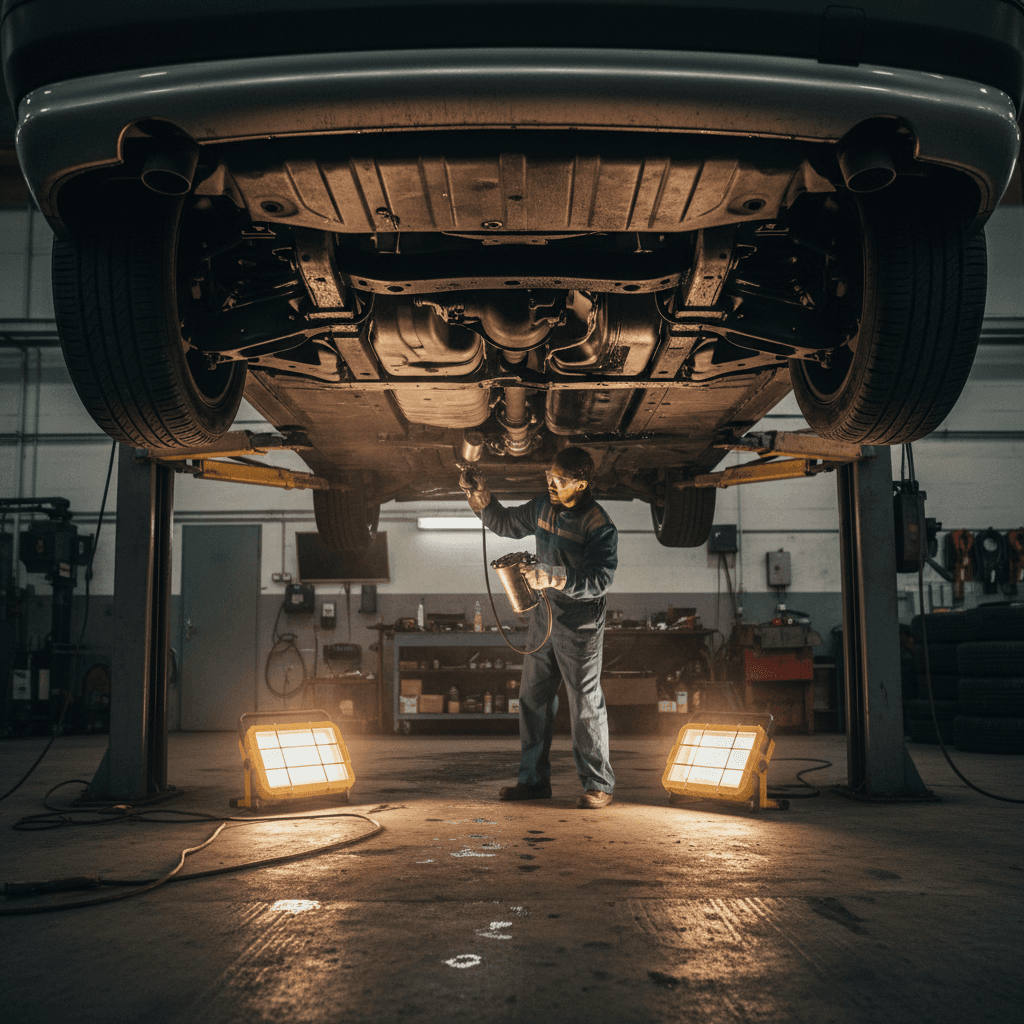 Undercarriage rust prevention service